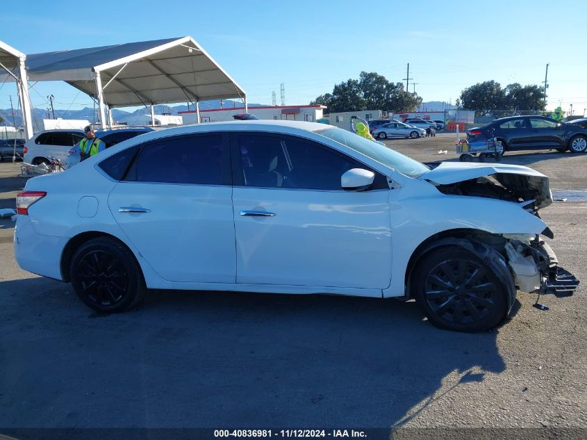 2015 Nissan Sentra S VIN: 3N1AB7AP8FY367927 Lot: 40836981