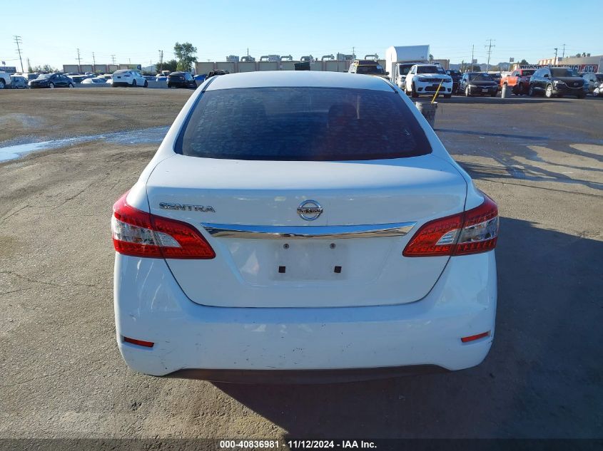 2015 Nissan Sentra S VIN: 3N1AB7AP8FY367927 Lot: 40836981