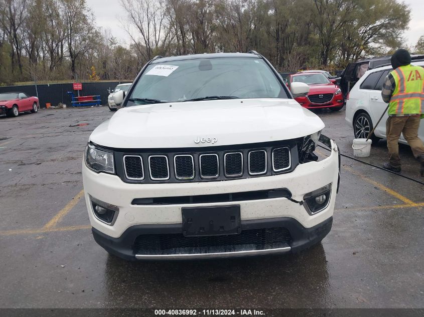 2018 Jeep Compass Limited 4X4 VIN: 3C4NJDCBXJT267237 Lot: 40836992