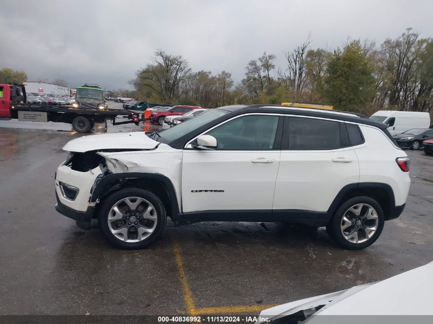 2018 Jeep Compass Limited 4X4 VIN: 3C4NJDCBXJT267237 Lot: 40836992