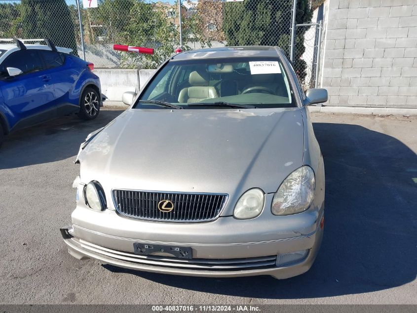 2000 Lexus Gs 300 VIN: JT8BD68S7Y0096855 Lot: 40837016