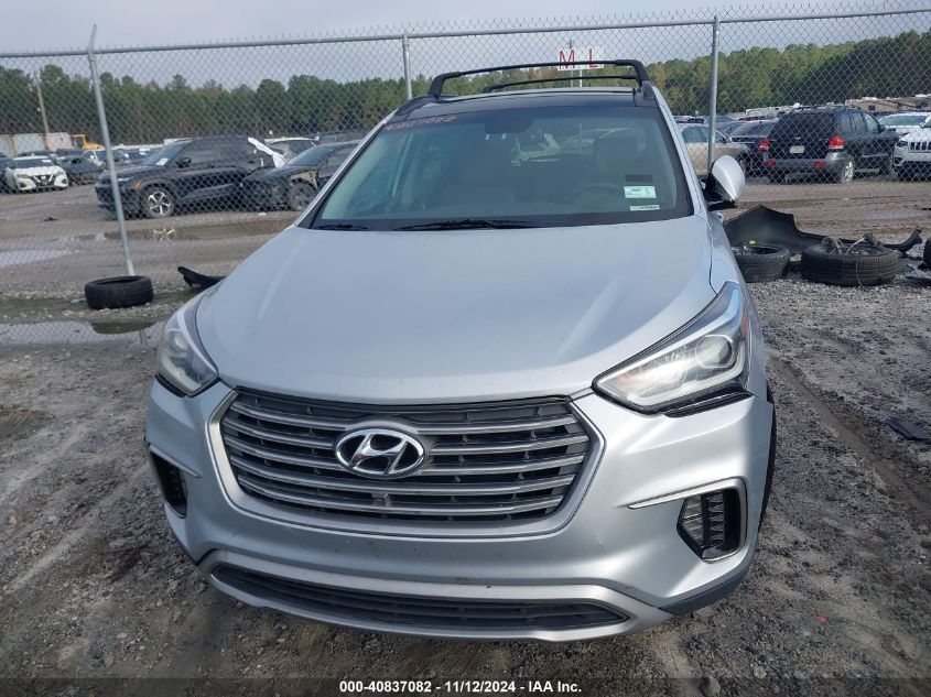 2017 Hyundai Santa Fe Limited Ultimate VIN: KM8SRDHF1HU179129 Lot: 40837082