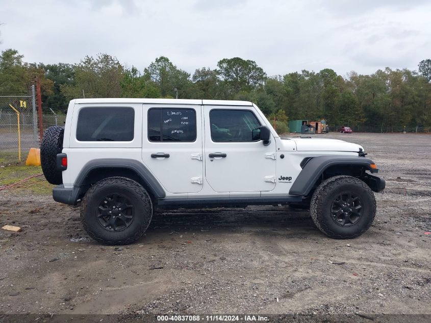 2021 Jeep Wrangler Unlimited Willys 4X4 VIN: 1C4HJXDN0MW685716 Lot: 40837088