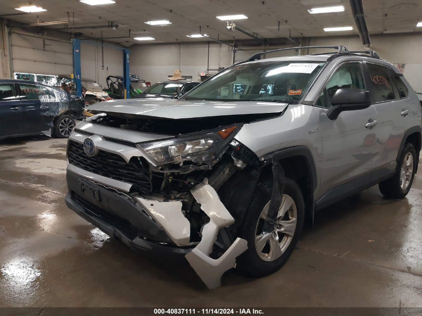 2019 Toyota Rav4 Hybrid Le VIN: 2T3LWRFV9KW023763 Lot: 40837111