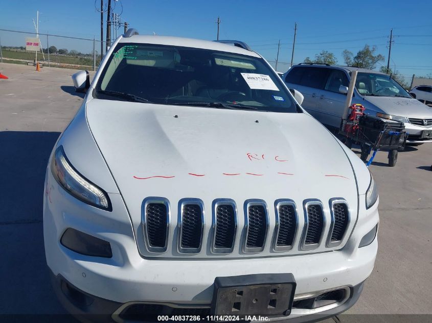 2016 Jeep Cherokee Limited VIN: 1C4PJLDS8GW149529 Lot: 40837286