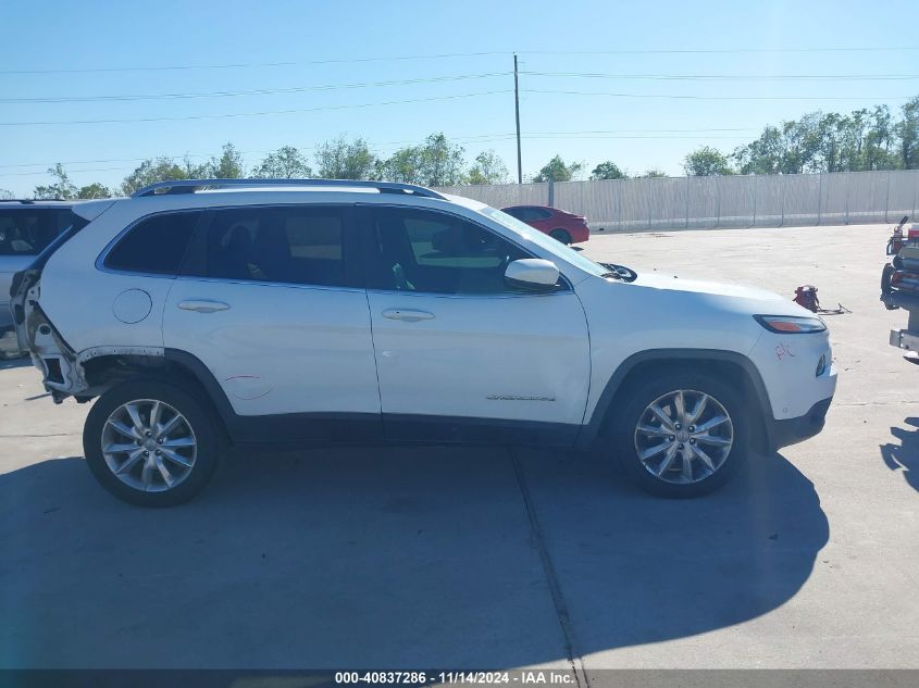 2016 Jeep Cherokee Limited VIN: 1C4PJLDS8GW149529 Lot: 40837286