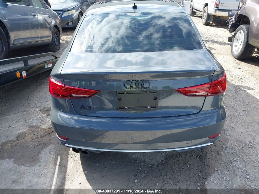 2019 Audi A3 40 Premium/40 Titanium Premium VIN: WAUAUGFF5K1010496 Lot: 40837291