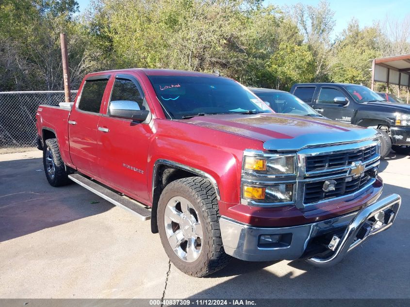 2014 Chevrolet Silverado 1500 2Lt VIN: 3GCUKREC6EG522198 Lot: 40837309