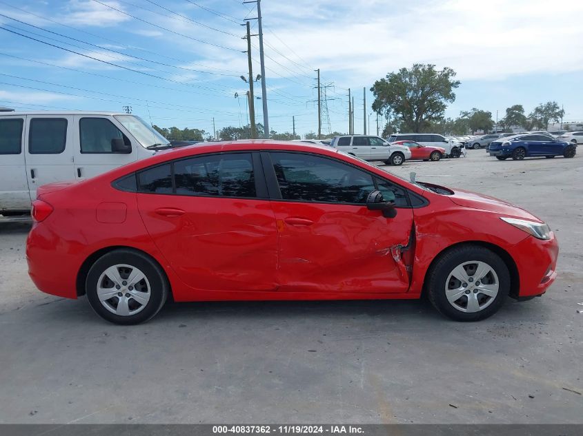 2017 Chevrolet Cruze Ls Auto VIN: 1G1BC5SM3H7153805 Lot: 40837362