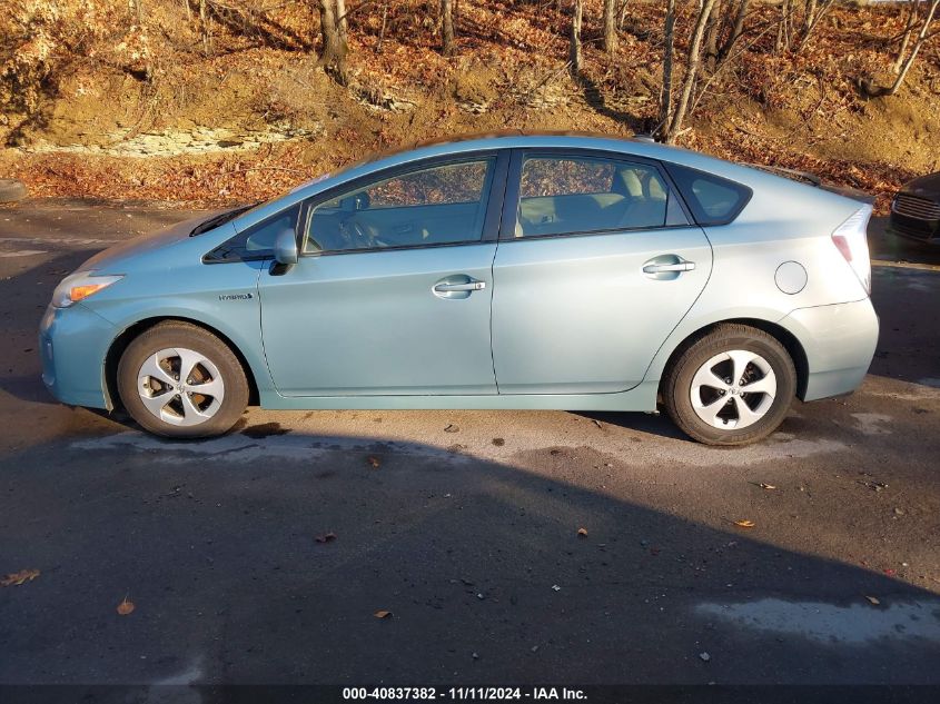 2013 Toyota Prius Three VIN: JTDKN3DU8D1733857 Lot: 40837382