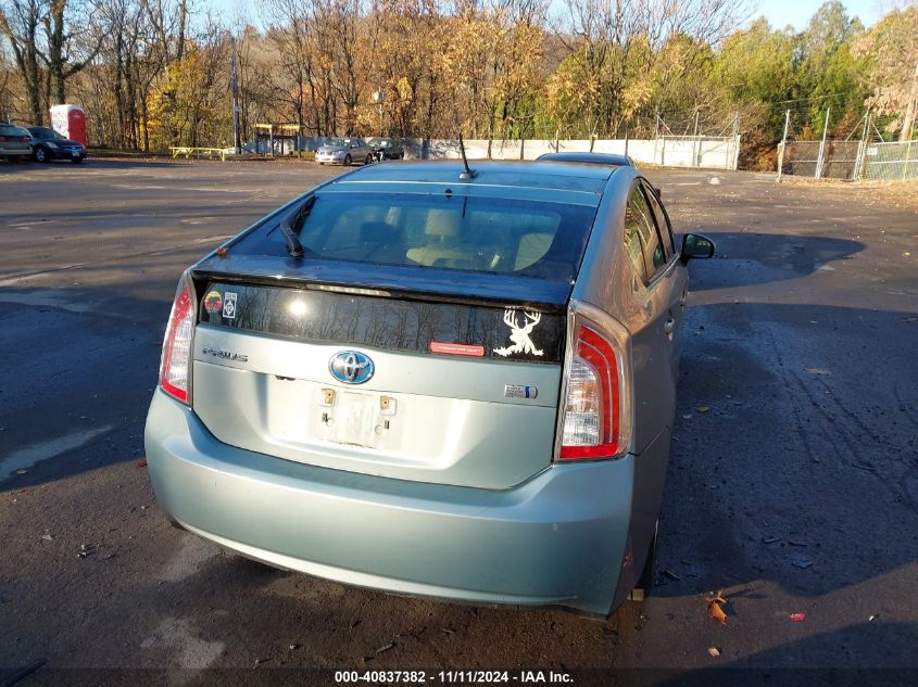 2013 Toyota Prius Three VIN: JTDKN3DU8D1733857 Lot: 40837382