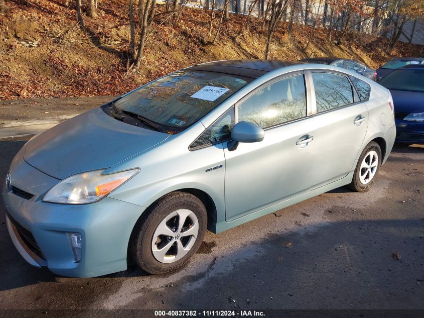 2013 Toyota Prius Three VIN: JTDKN3DU8D1733857 Lot: 40837382