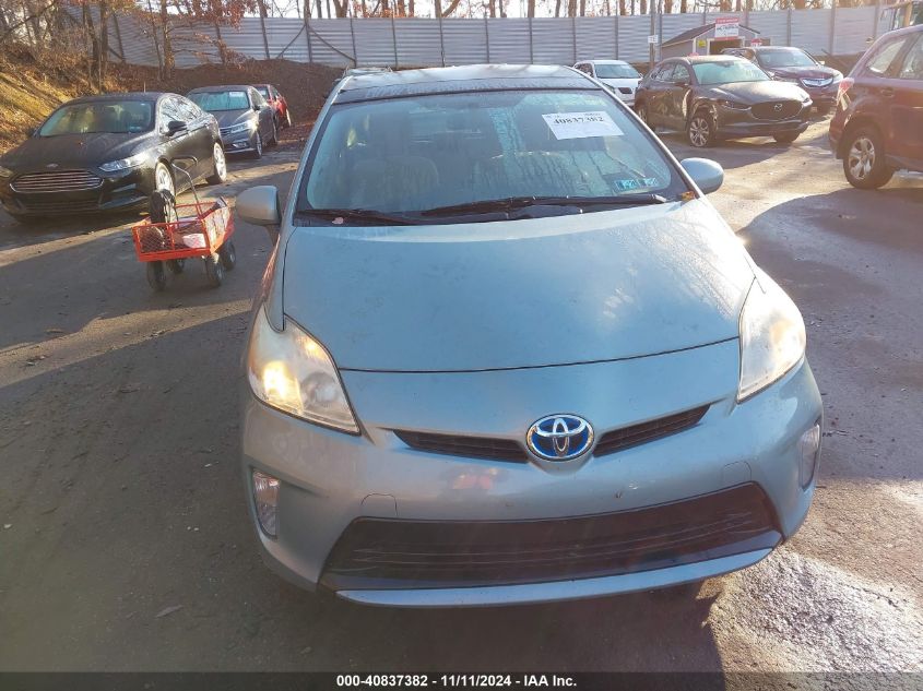 2013 Toyota Prius Three VIN: JTDKN3DU8D1733857 Lot: 40837382