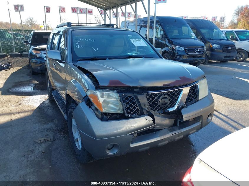 2005 Nissan Pathfinder Se VIN: 5N1AR18W85C790951 Lot: 40837394