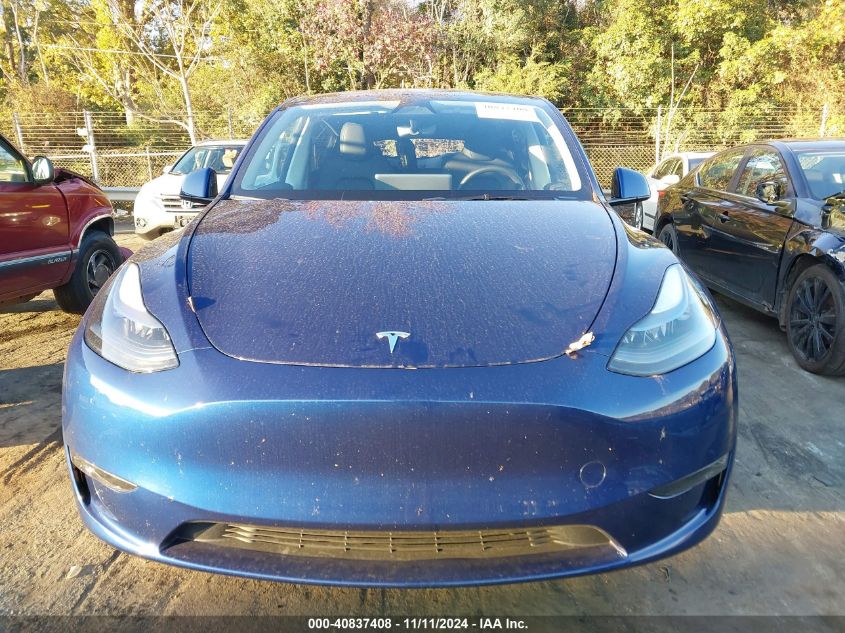 2024 Tesla Model Y Long Range Dual Motor All-Wheel Drive VIN: 7SAYGDEE4RF984359 Lot: 40837408