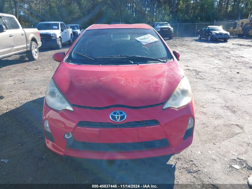 2013 Toyota Prius C One VIN: JTDKDTB35D1542121 Lot: 40837446