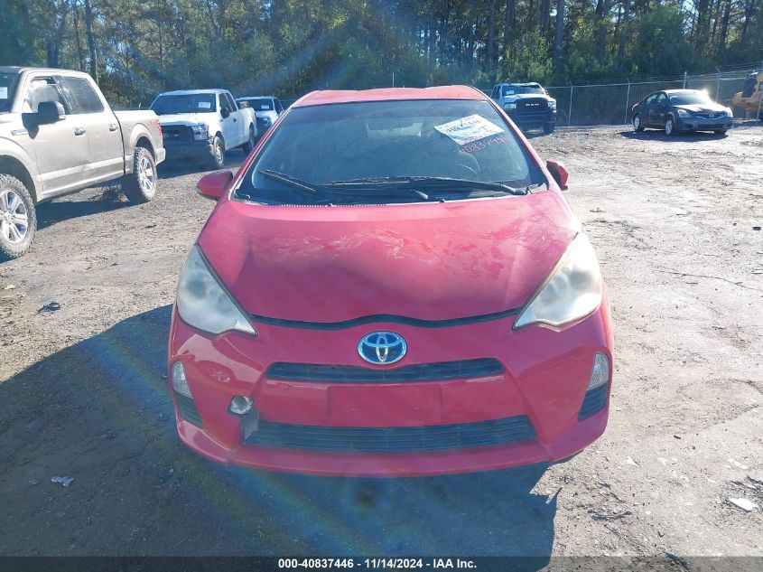 2013 Toyota Prius C One VIN: JTDKDTB35D1542121 Lot: 40837446