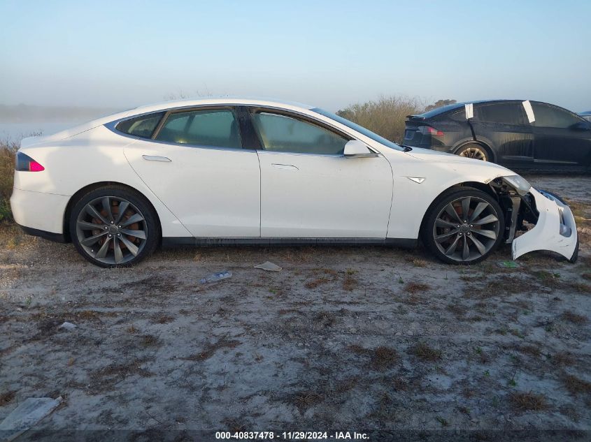 2014 Tesla Model S VIN: 5YJSA1S11EFP30431 Lot: 40837478