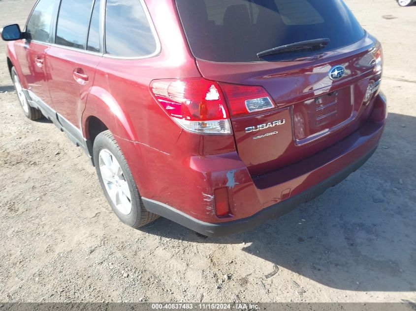 2012 Subaru Outback 2.5I Limited VIN: 4S4BRBJC0C3230591 Lot: 40837483