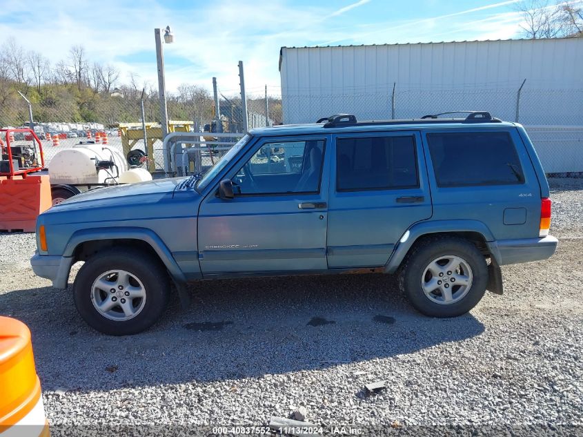 1999 Jeep Cherokee Classic/Sport VIN: 1J4FF68S5XL597814 Lot: 40837552