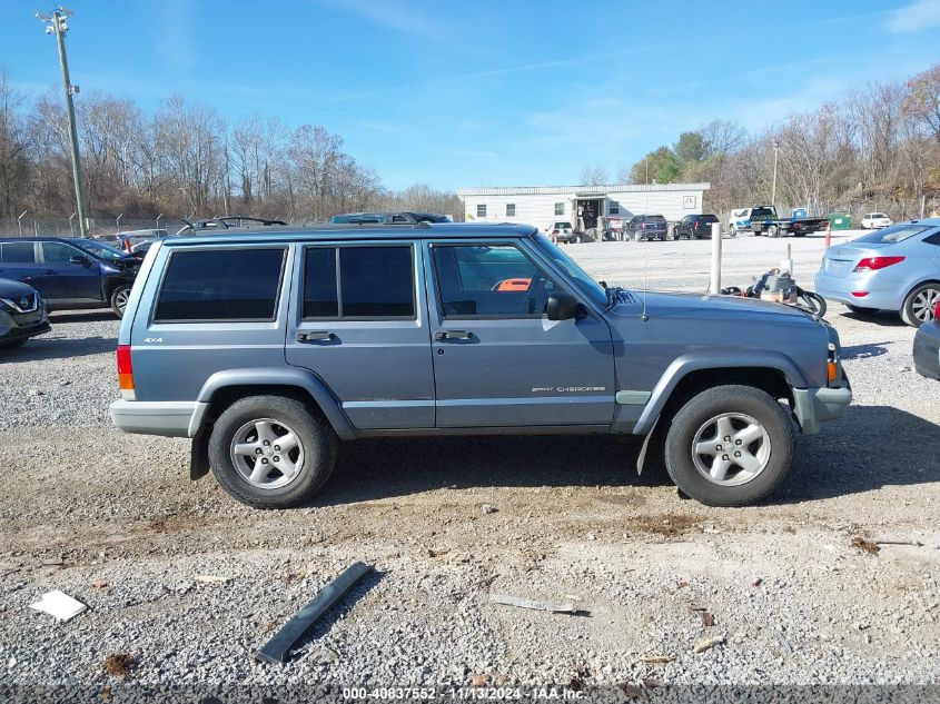 1999 Jeep Cherokee Classic/Sport VIN: 1J4FF68S5XL597814 Lot: 40837552