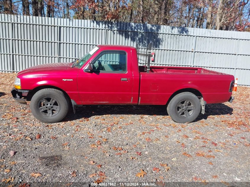 1998 Ford Ranger Splash/Xl/Xlt VIN: 1FTYR10C7WUC70417 Lot: 40837562