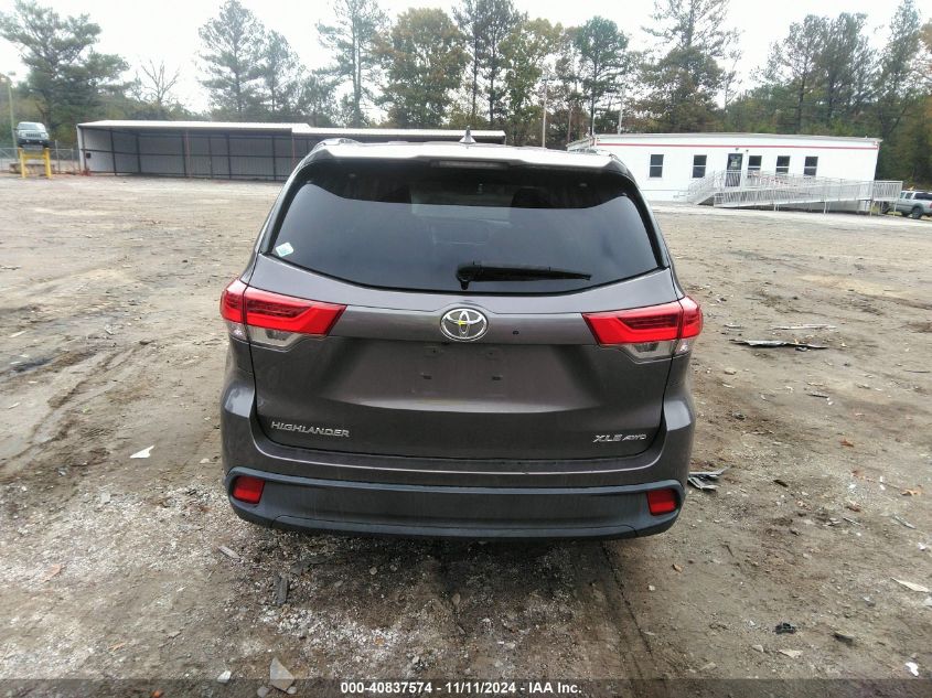 2019 Toyota Highlander Xle VIN: 5TDJZRFH0KS579731 Lot: 40837574