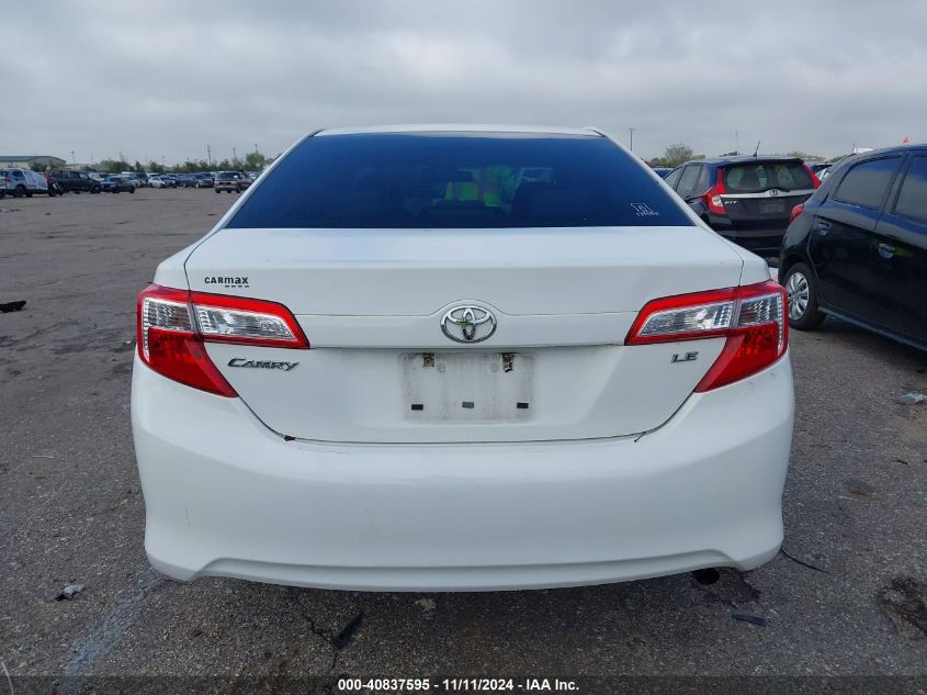 2012 Toyota Camry Le VIN: 4T1BF1FK2CU571116 Lot: 40837595