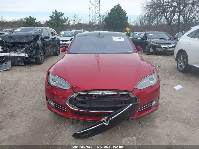 2014 Tesla Model S P85D VIN: 5YJSA1H28EFP66195 Lot: 40837662