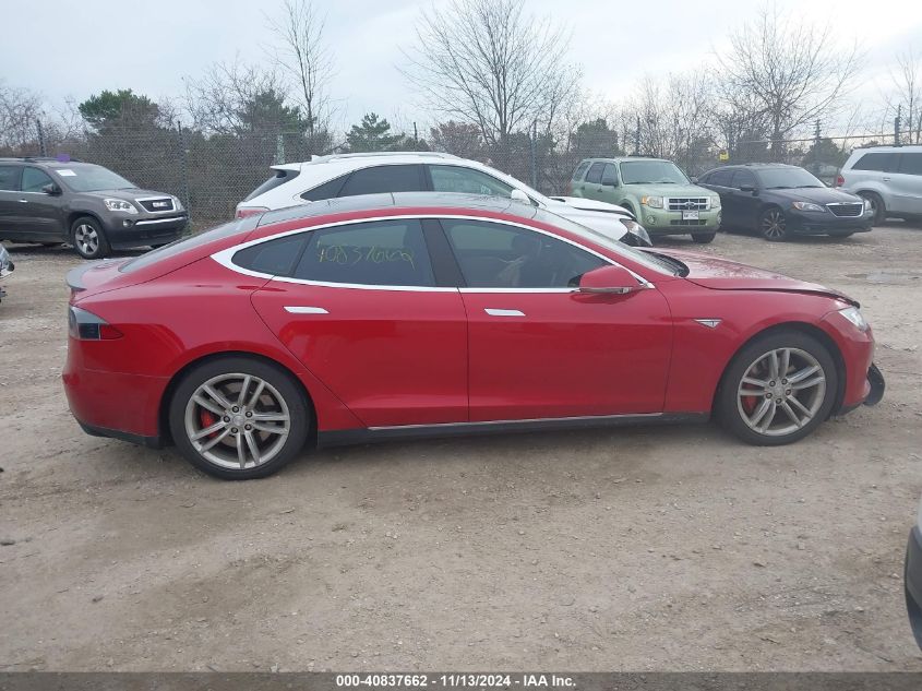 2014 Tesla Model S P85D VIN: 5YJSA1H28EFP66195 Lot: 40837662