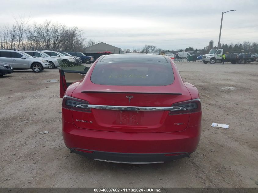 2014 Tesla Model S P85D VIN: 5YJSA1H28EFP66195 Lot: 40837662