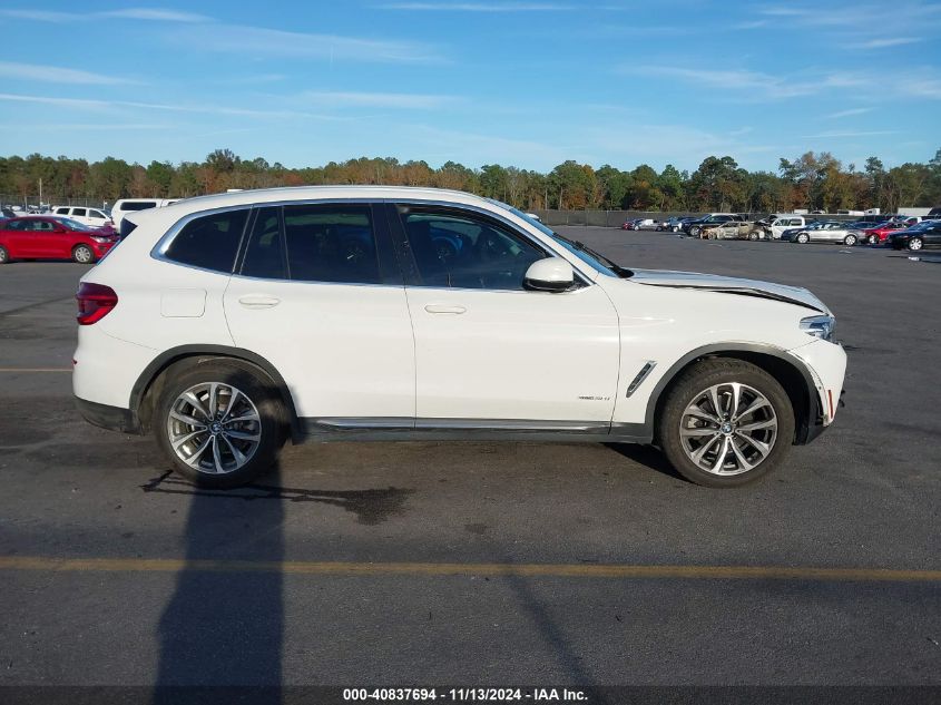 2018 BMW X3 xDrive30I VIN: 5UXTR9C5XJLC77142 Lot: 40837694