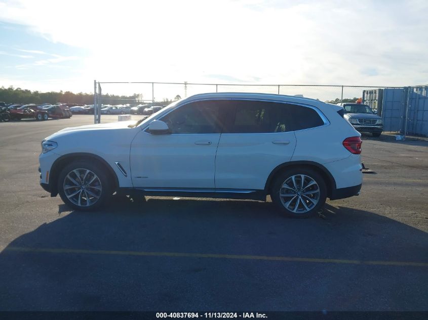 2018 BMW X3 xDrive30I VIN: 5UXTR9C5XJLC77142 Lot: 40837694