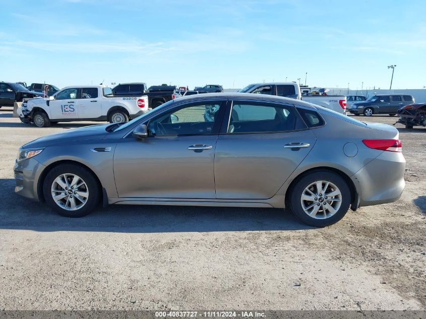 2016 Kia Optima Lx VIN: 5XXGT4L35GG096610 Lot: 40837727