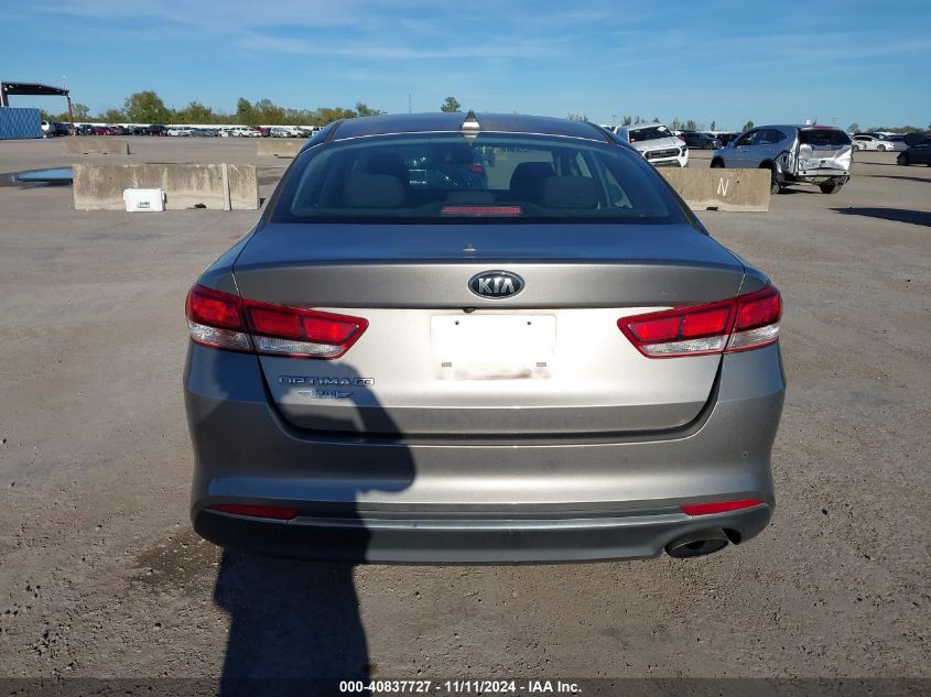 2016 Kia Optima Lx VIN: 5XXGT4L35GG096610 Lot: 40837727