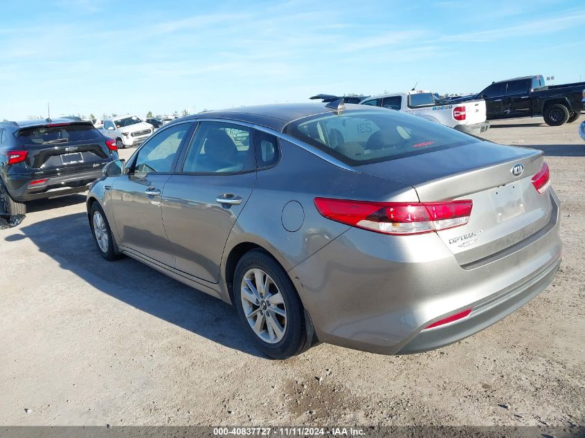 2016 Kia Optima Lx VIN: 5XXGT4L35GG096610 Lot: 40837727