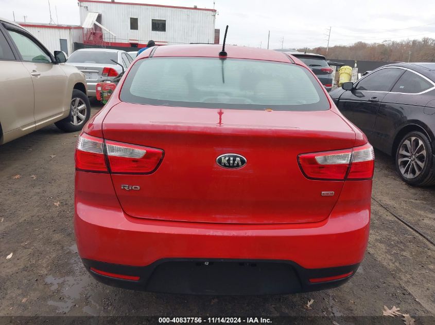 2015 Kia Rio Lx VIN: KNADM4A36F6506960 Lot: 40837756