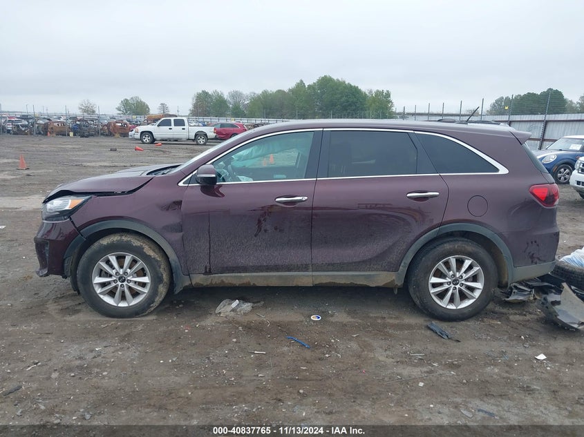 2019 KIA SORENTO VIN: 5XYPG4A3XKG553777