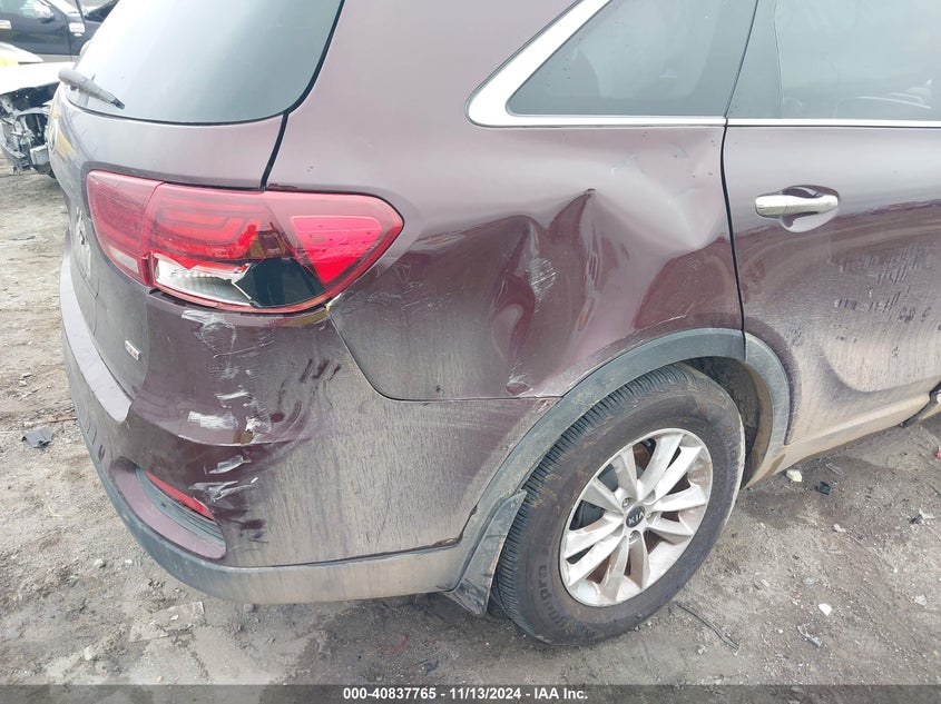 2019 KIA SORENTO VIN: 5XYPG4A3XKG553777