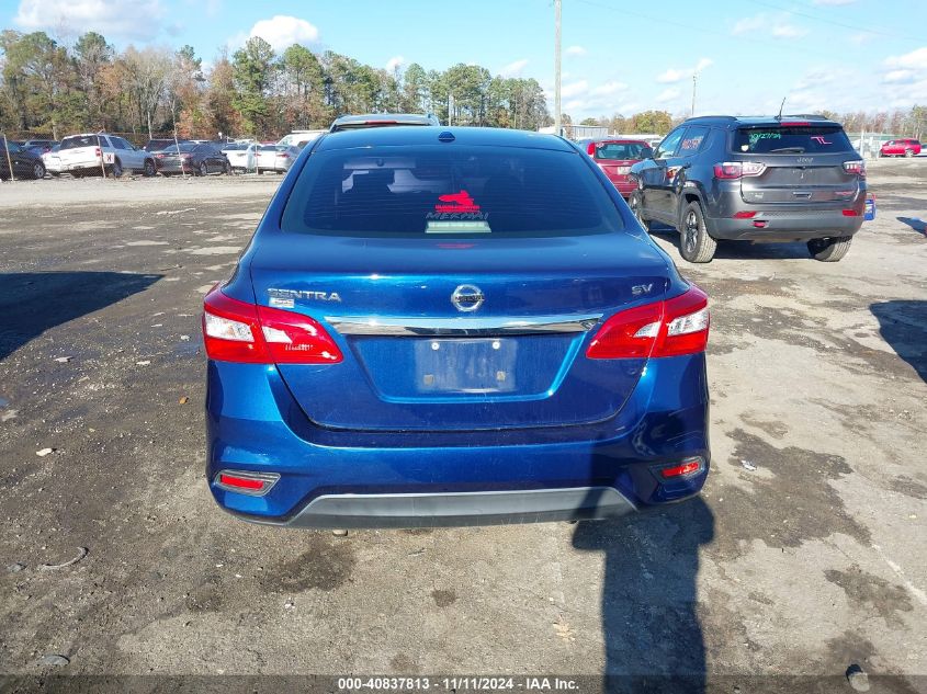 2019 Nissan Sentra Sv VIN: 3N1AB7APXKL611021 Lot: 40837813