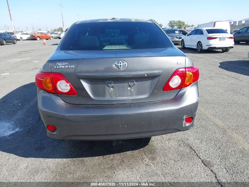 2009 Toyota Corolla Le VIN: JTDBL40E59J004037 Lot: 40837820