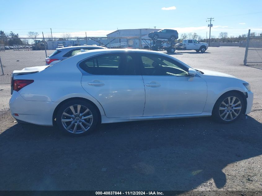 2013 Lexus Gs 350 VIN: JTHBE1BL8D5012587 Lot: 40837844