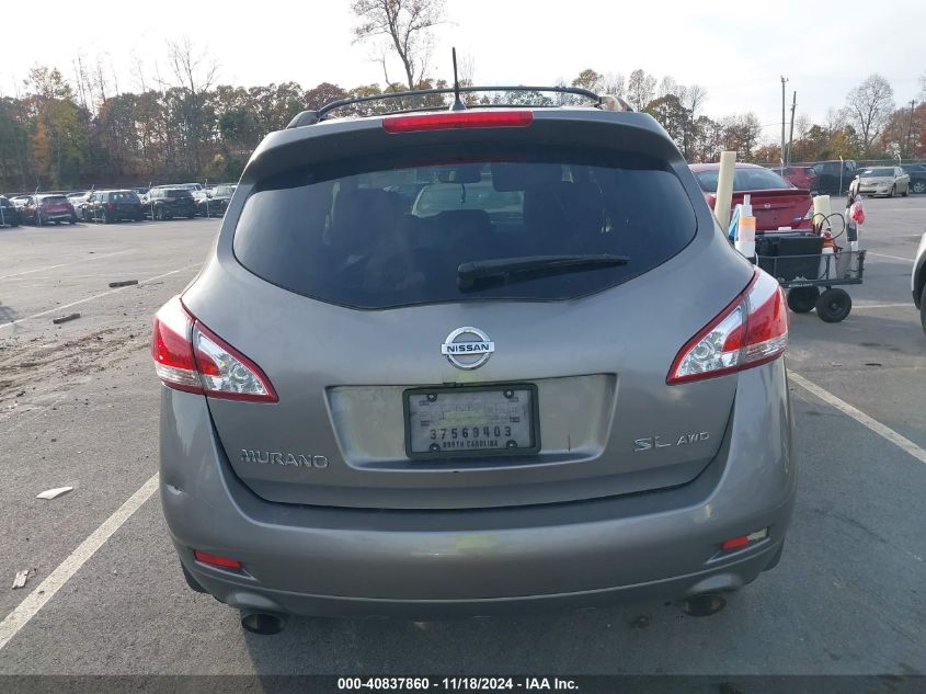 2012 Nissan Murano Sl VIN: JN8AZ1MWXCW240306 Lot: 40837860