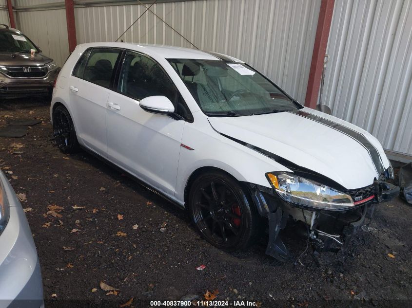 2018 Volkswagen Golf Gti 2.0T Autobahn/2.0T S/2.0T Se VIN: 3VW547AU6JM250794 Lot: 40837900