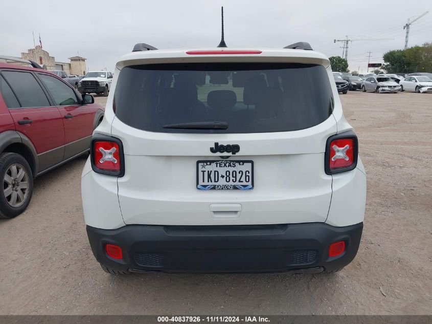 2020 Jeep Renegade Altitude Fwd VIN: ZACNJABBXLPL66518 Lot: 40837926