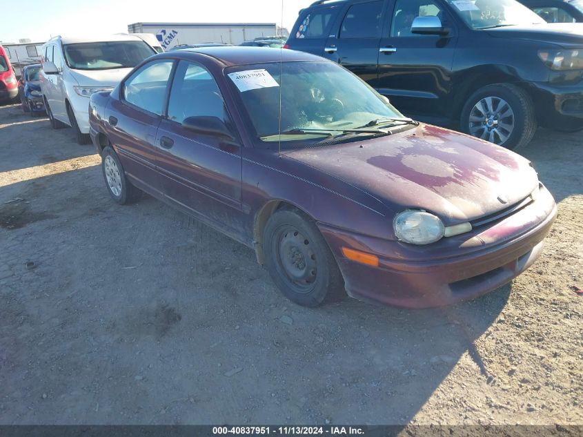 1998 Dodge Neon Competition/Highline VIN: 1B3ES47C7WD680540 Lot: 40837951