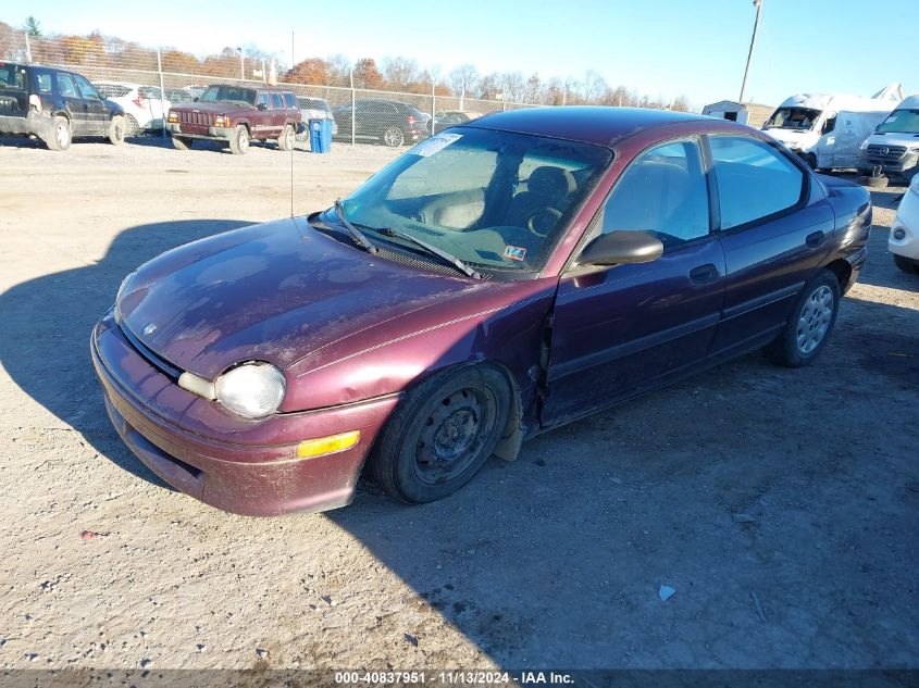 1998 Dodge Neon Competition/Highline VIN: 1B3ES47C7WD680540 Lot: 40837951