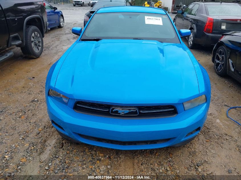 2012 Ford Mustang V6 Premium VIN: 1ZVBP8AM2C5263082 Lot: 40837964