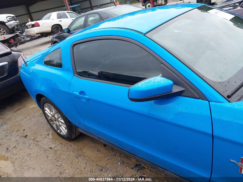 2012 Ford Mustang V6 Premium VIN: 1ZVBP8AM2C5263082 Lot: 40837964