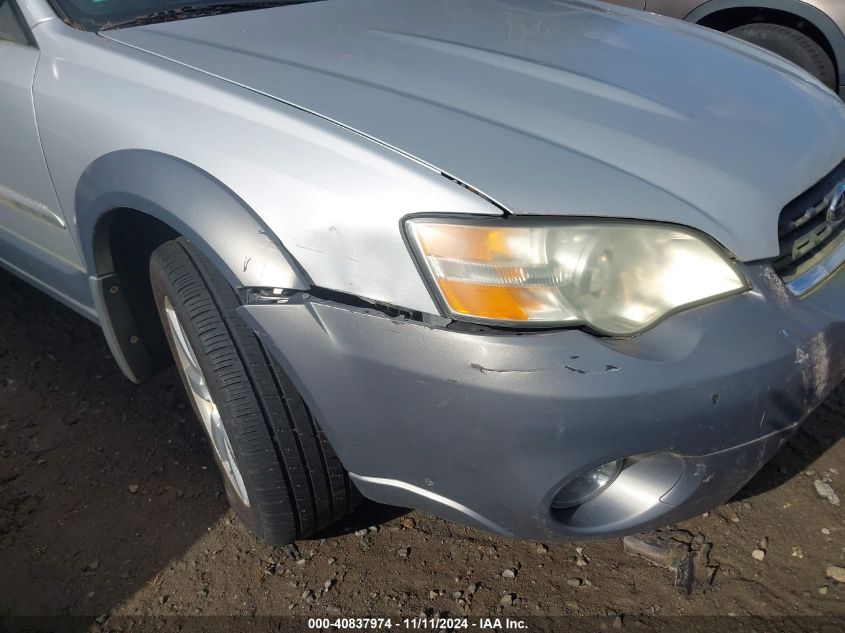 2006 SUBARU OUTBACK VIN: 4S4BP61C167335537